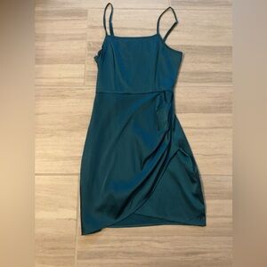 Elegant Teal Dress